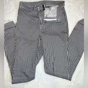 H&M Skinny Black/White Pants - Houndstooth